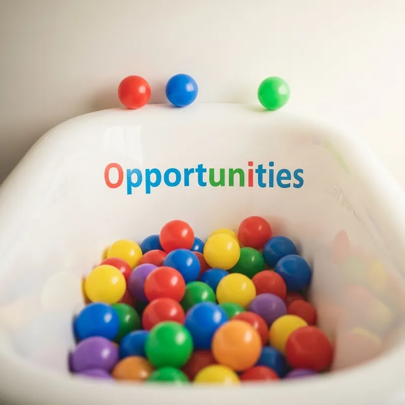 Creative Bathtub Design with Soft Plastic Balls