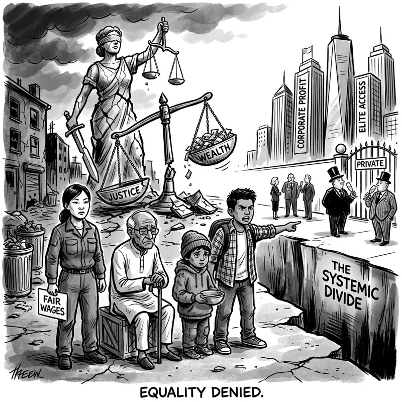 Powerful Cartoon on Social Injustice