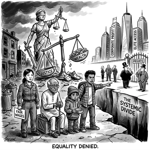Powerful Cartoon on Social Injustice