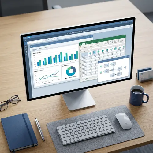 SAP Software Interface - Modern Workflow Display