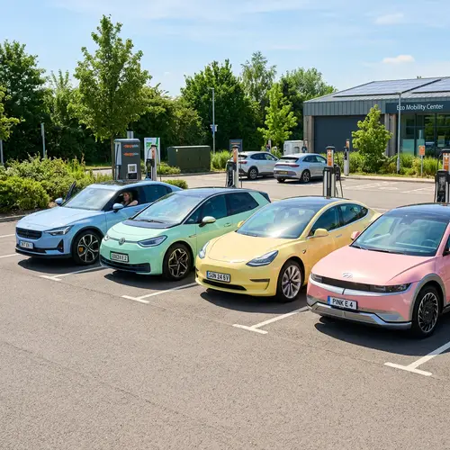 Soothing Pastel Eco-Friendly Electric Cars | Modern Innovations