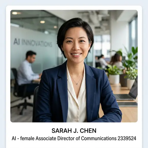 AI Female Associate Director Profile Picture