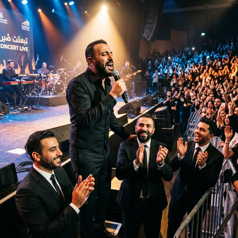 Middle-Eastern Singer Enthralls Audience on Stage | Live Performance Middle-Eastern Singer Enthralls Audience on Stage | Live Performance