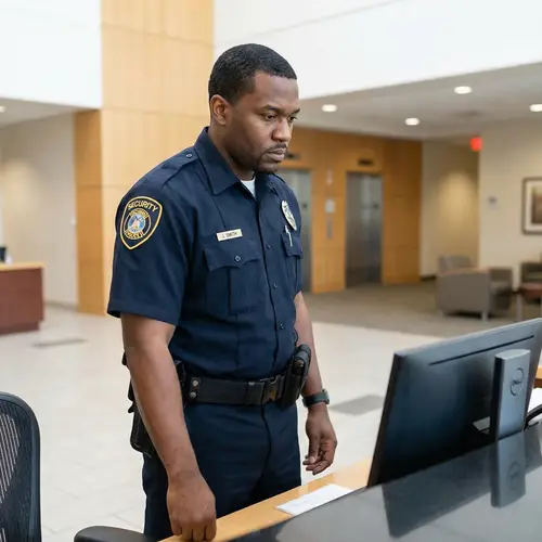 Professional Security Guard Image Creation