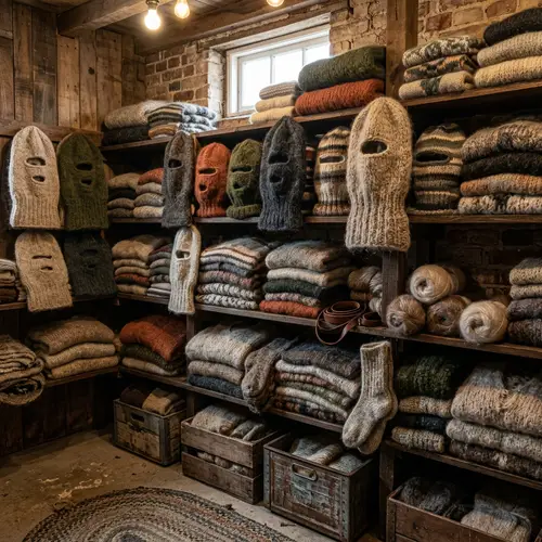 Thick Knit Mohair Dungeon: Unique Balaclavas & More