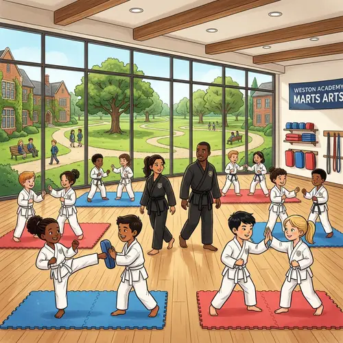 Private School Combat Sport Lesson | Diverse Student Body