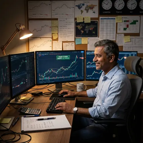 Experienced South Asian Forex Trader Achieving Profitable Transactions