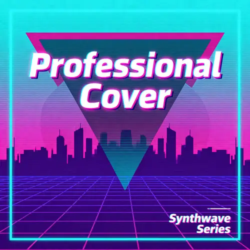 Professional Synthwave Style Cover Design