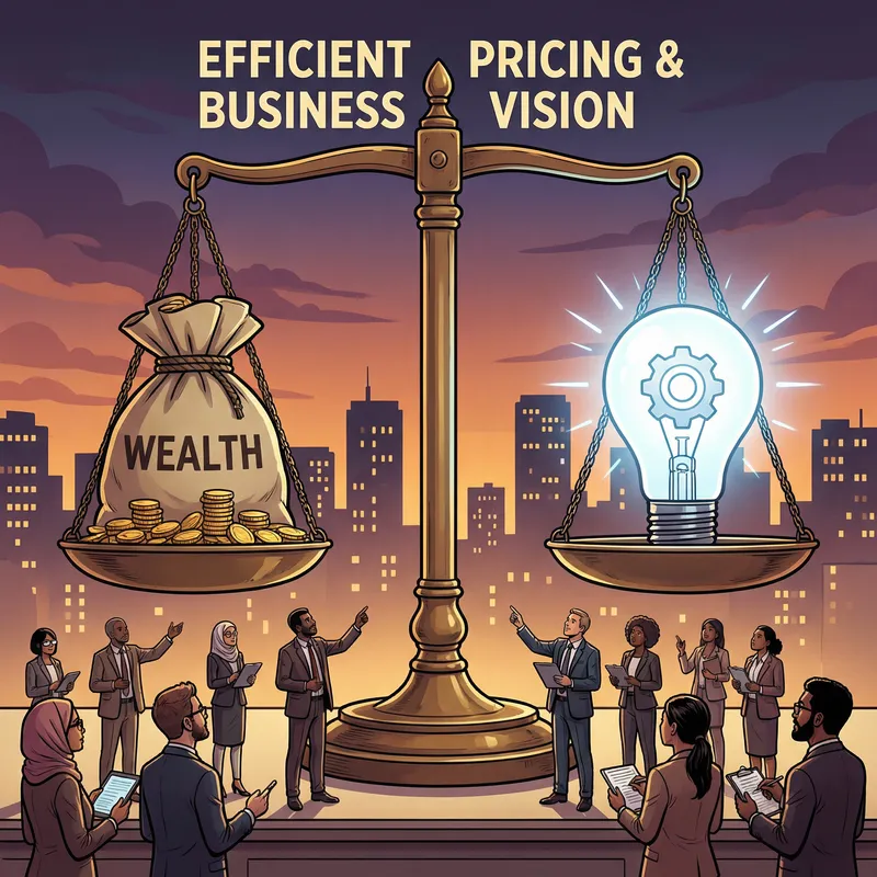 Efficient Pricing and Business Vision - A Visual Interpretation Efficient Pricing and Business Vision - A Visual Interpretation