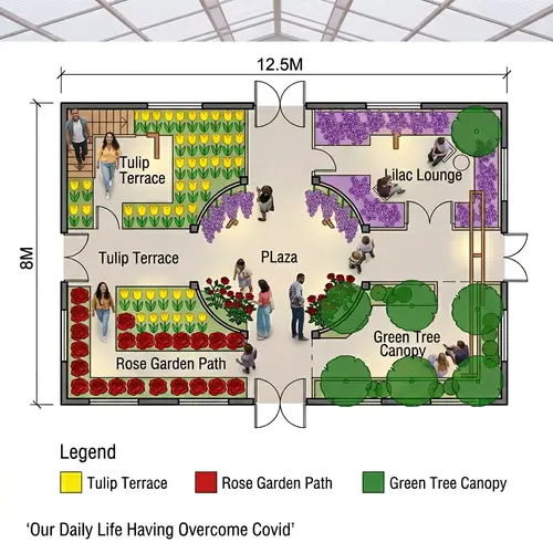 Flower Exhibition Floorplan: Our Daily Life Post Covid