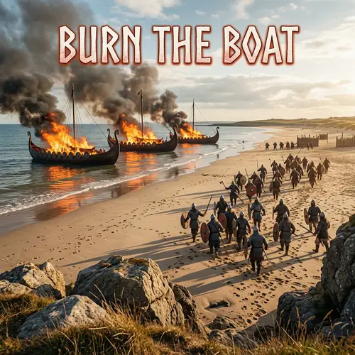 Viking Strategy: Burn the Boats for Victory