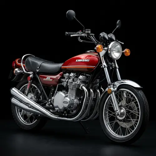 Kawasaki Z1 Motorcycle - Detailed Engineering Excellence