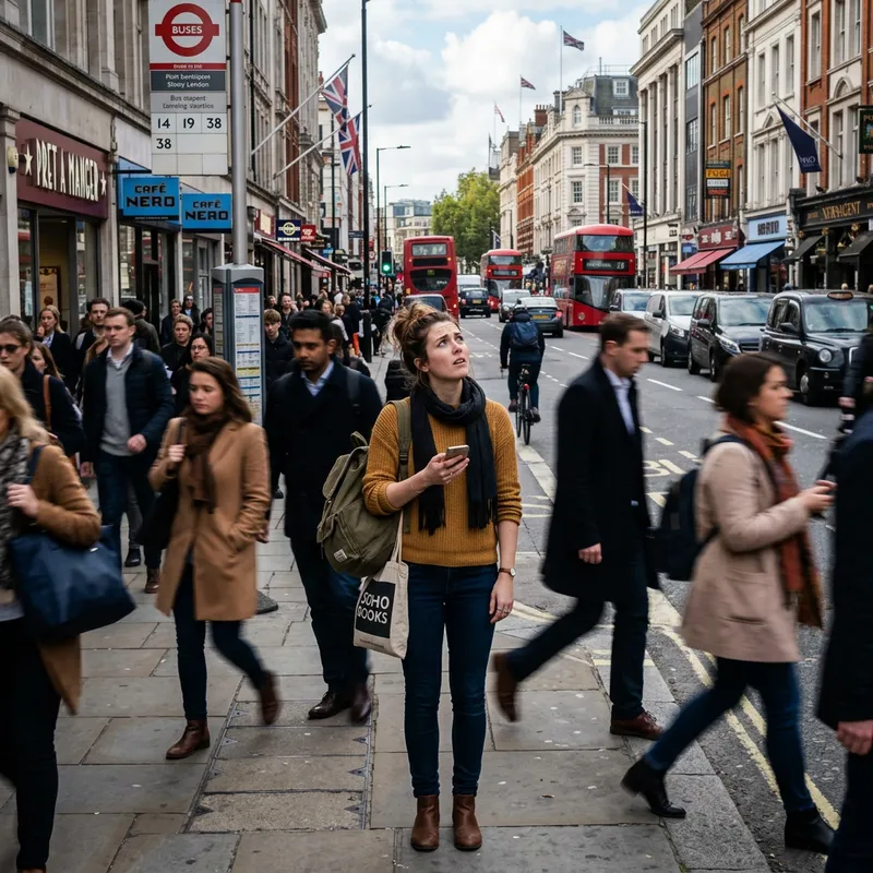 Perplexed Woman in Urban Setting | Seeking Clarity