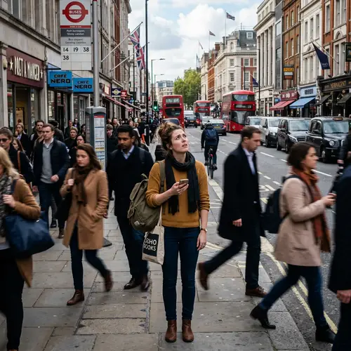 Confused Woman on City Street | Searching for Answers