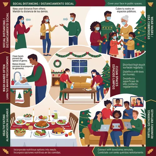 Christmas Precautions: Social Distancing, Clean Spaces & Virtual Gatherings