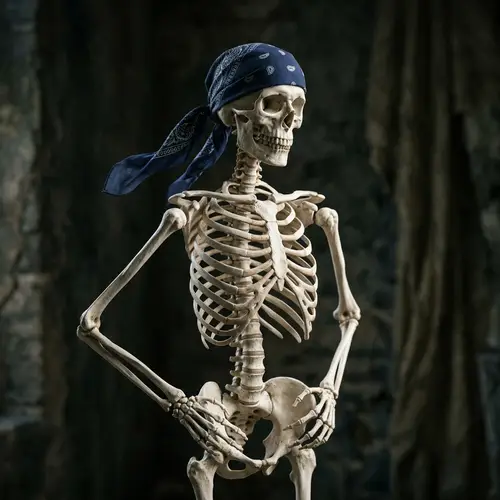 Do Rag Skeleton: Eerily Captivating Image