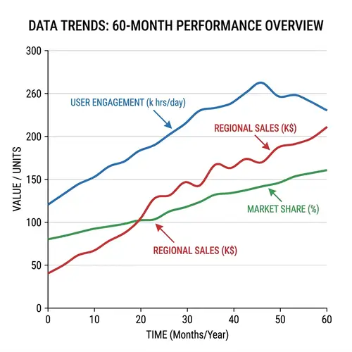 Interactive Graphs for Data Trend Analysis