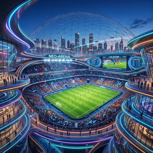 Futuristic Stadium: Next-Gen Sports Experience