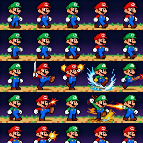 2D Game Sprite Sheet Creation