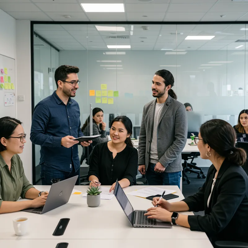 Modern Open-Space Office Collaboration Modern Open-Space Office Collaboration