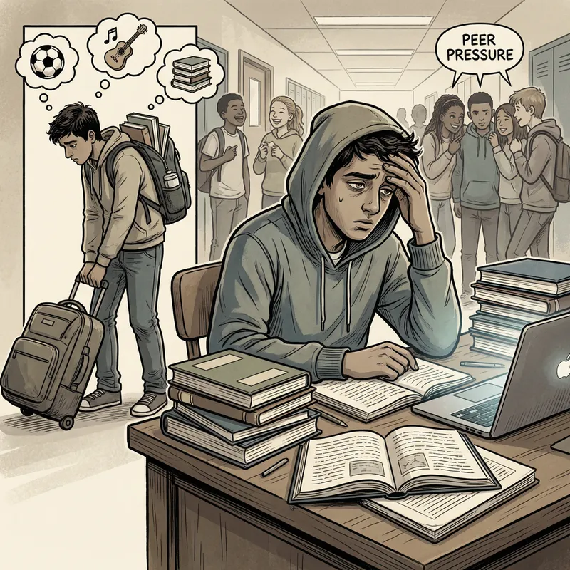 Teenage Student Struggles: Coping with Adolescence