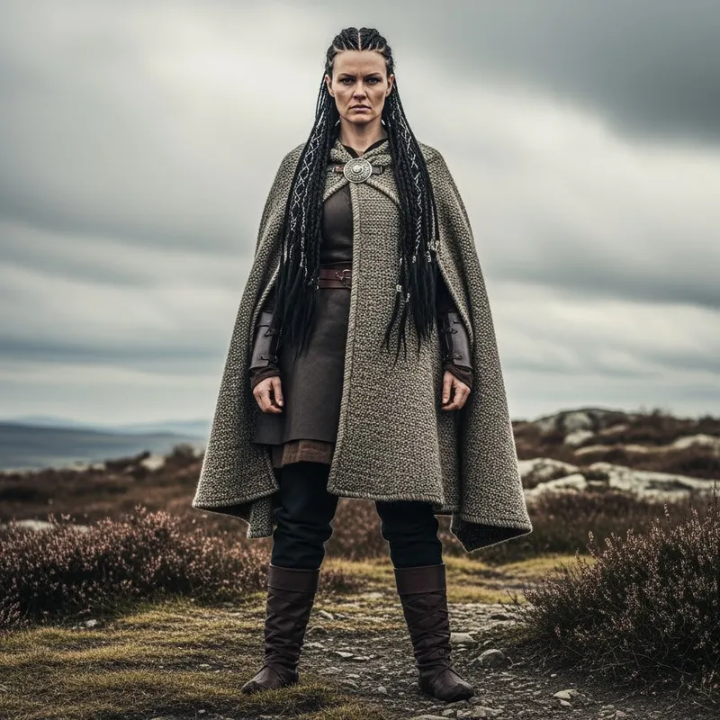 Viking Woman Portrait - Full Body & Authentic Look