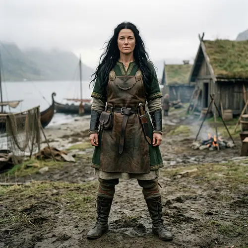 Viking Woman Portrait - Full Body & Authentic Look