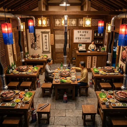 Miniature Samgyupsal Restaurant Interior Design Inspiration