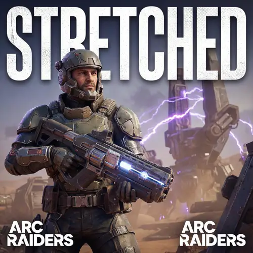 Arc Raiders Thumbnail with Stretched Character