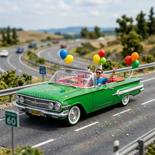 1960 Chevrolet Impala Convertible - Birthday Celebration
