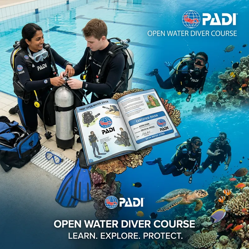 PADI Open Water Diver Certification Course - Learn Scuba Diving Skills