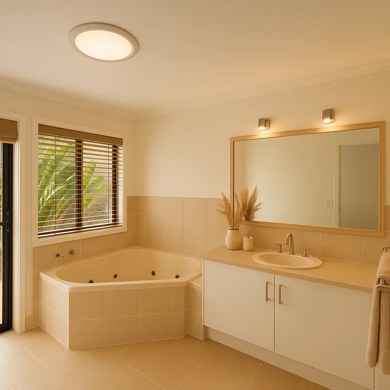 Modern Warm Bathroom Design Ideas