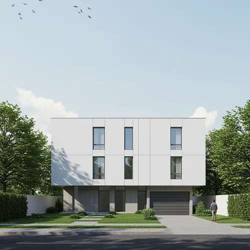 Modern Rectangular Prism House Design