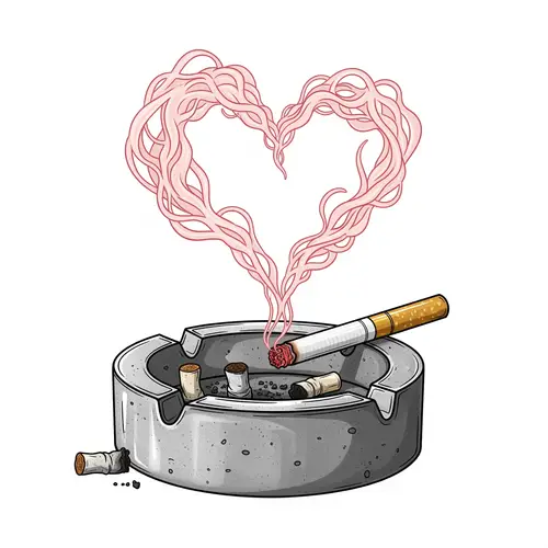 Streetwear T-Shirt Design with Gold Cigarette