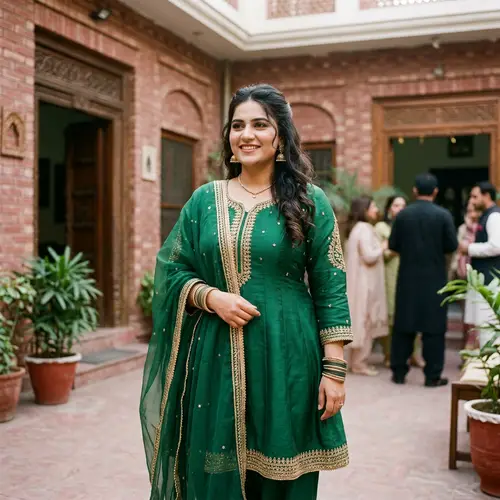 Attractive Pakistani Dress for Curvy Women