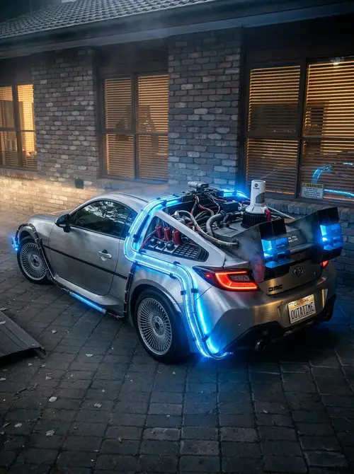 Back to the Future DeLorean Time Machine Modification