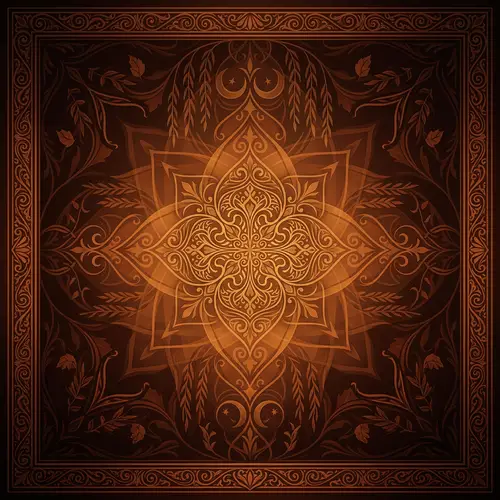 Melancholic Night Mode Desktop Background Design