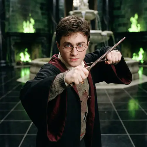 Harry Potter with Wand - Magical Moments