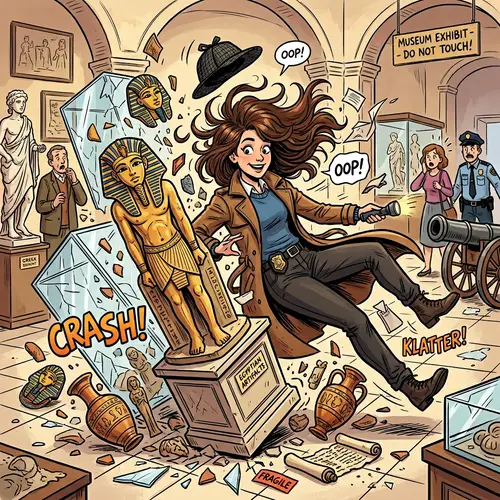 MareMare, the Clumsy Detective - Museum Mishap