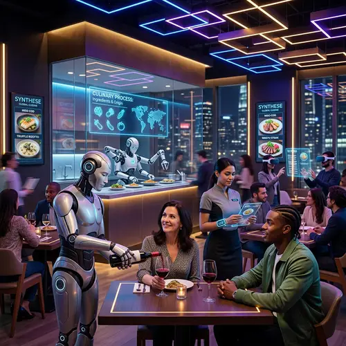 The Gastronomic Nexus: A Futuristic Dining Experience