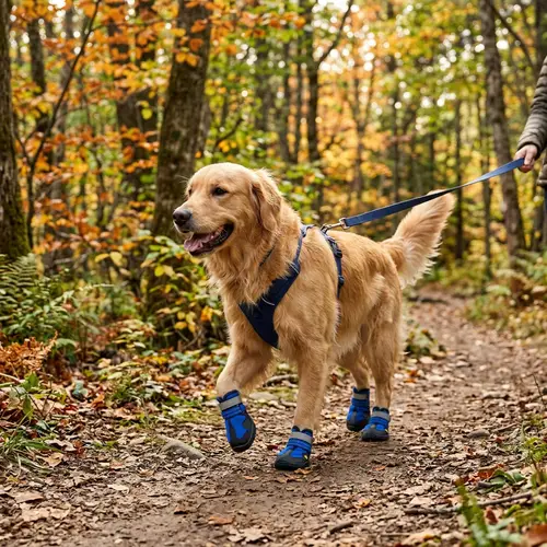 Dog in Blue Boots | Cute Canine Fashion