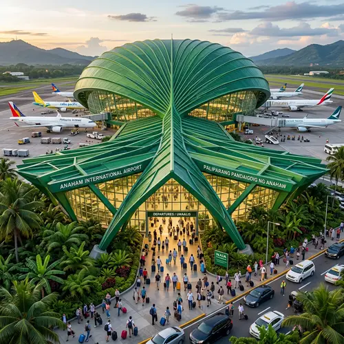 Anahaw-Inspired Airport Architecture | Unique Design and Color Scheme
