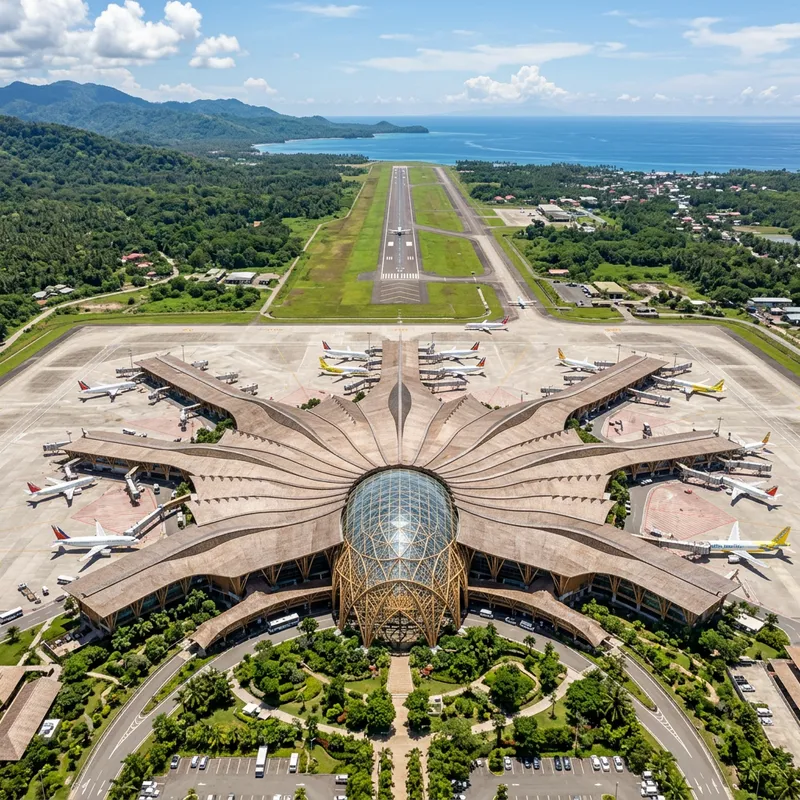 Anahaw Leaf-Inspired Airport Design | Ecotourism Hub Anahaw Leaf-Inspired Airport Design | Ecotourism Hub