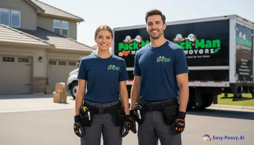 Custom Moving Company Uniforms with Logo Design