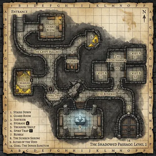 Create Your RPG Corridor Map