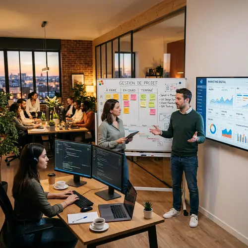 Développement Web, Marketing Digital, Gestion de Projet