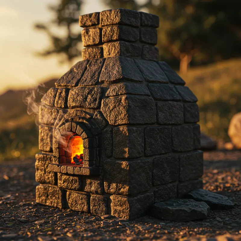 Small Stone Furnace | Rustic Heating Solutions