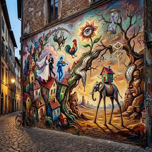 Surreal Street Art Inspired by Chagall & Dali | Lyrical Realism