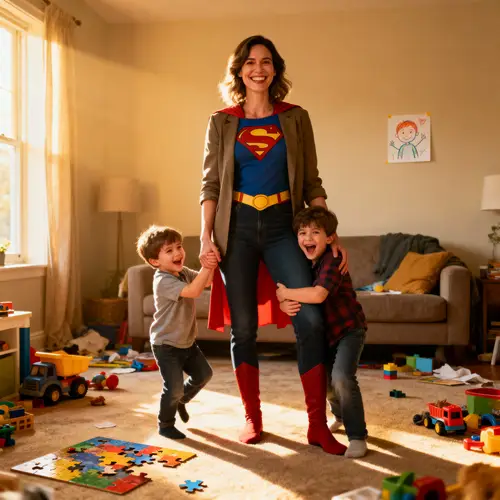 Super Mum Adventures with Her Two Boys