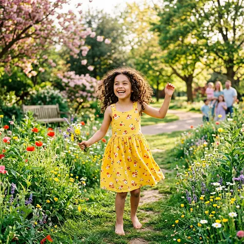 Meet Lucy: The Lively Hispanic Girl with Curly Brown Hair and Twinkling Hazel Eyes